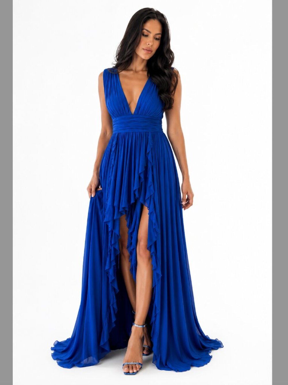 PINKO Italy - Cobalt / Blue Maxi dress - Size IT40 or US 4 - perfect weeding